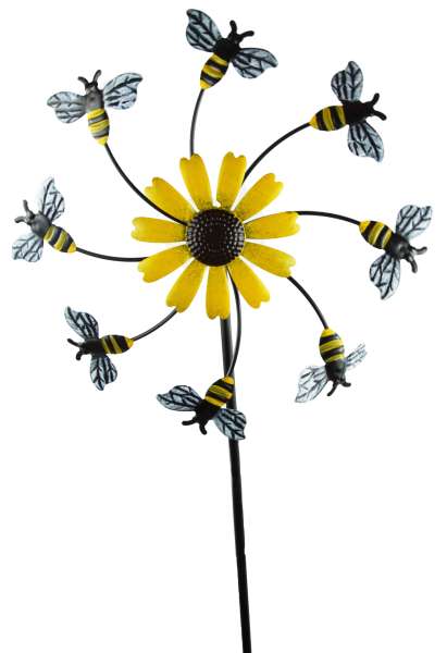 Zauberhaftes Windrad Biene - Höhe ca. 150 cm